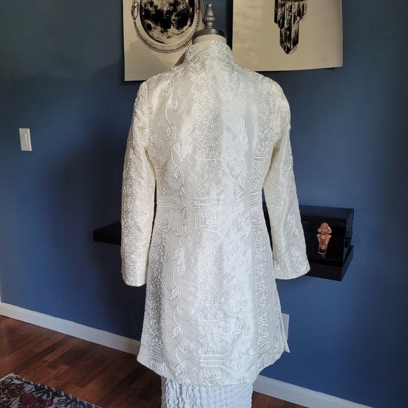 Vintage Chinese Silk Jacket (Size S) - Picture 6 of 10